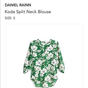 Daniel Rainn split neck blouse